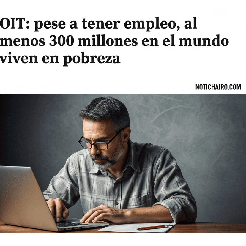 OIT: pese a tener empleo, al menos 300 millones en el mundo viven en pobreza