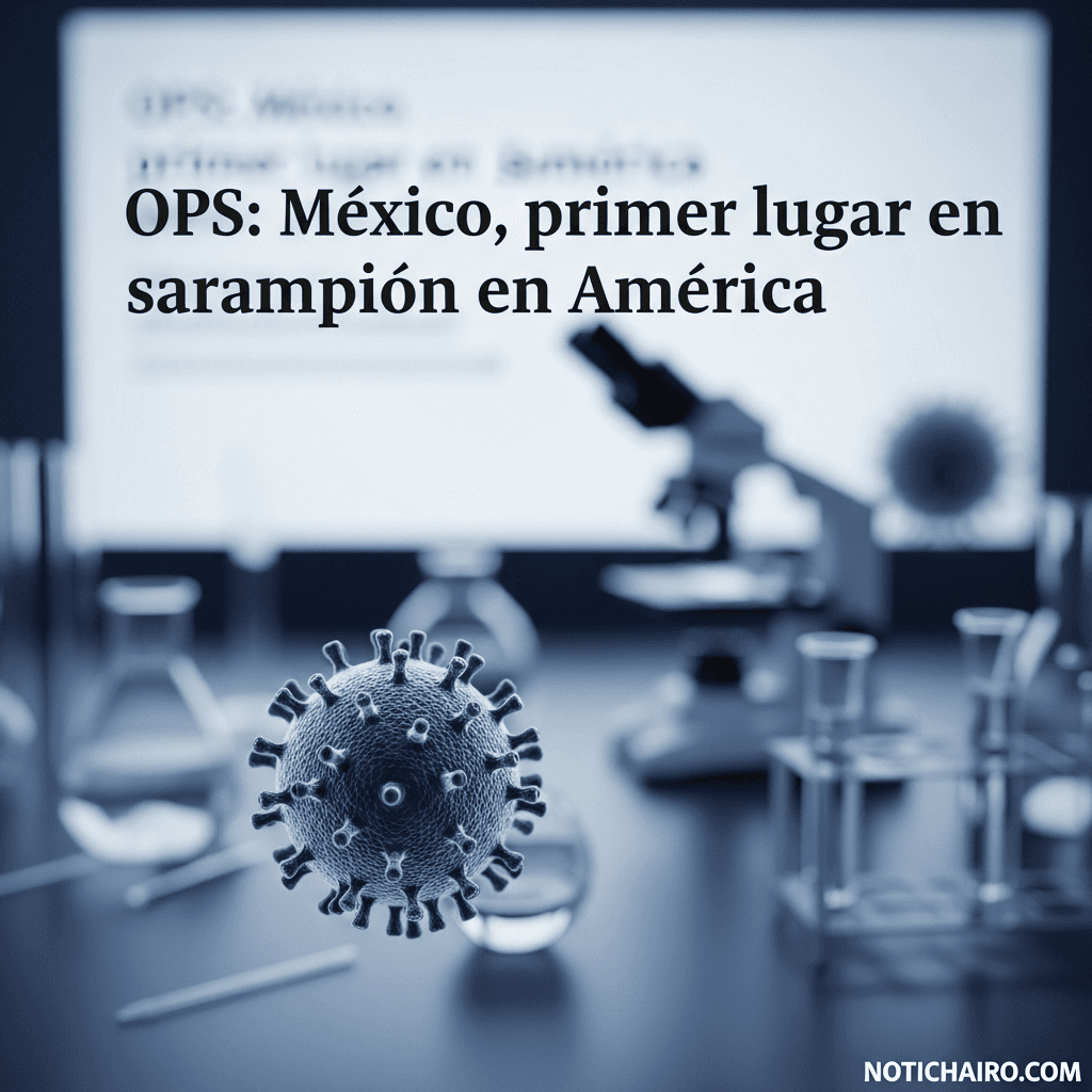 OPS: México, primer lugar en sarampión en América