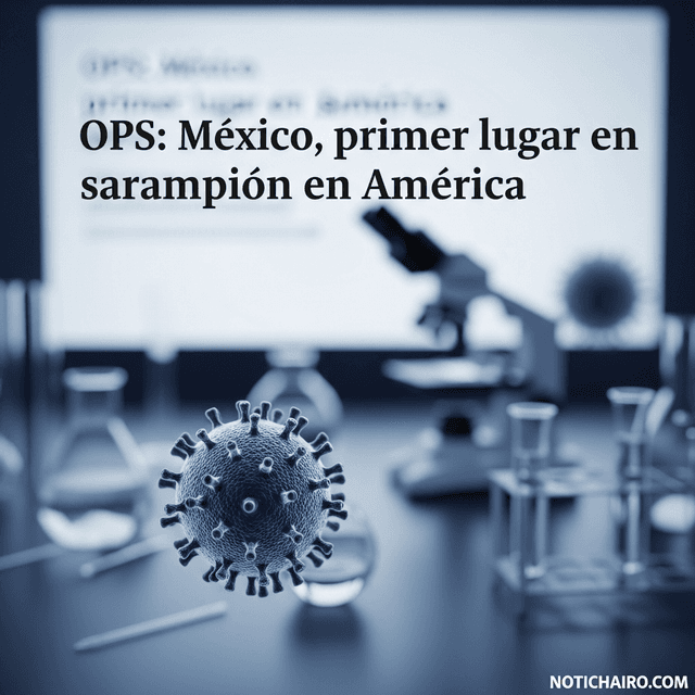 OPS: México, primer lugar en sarampión en América