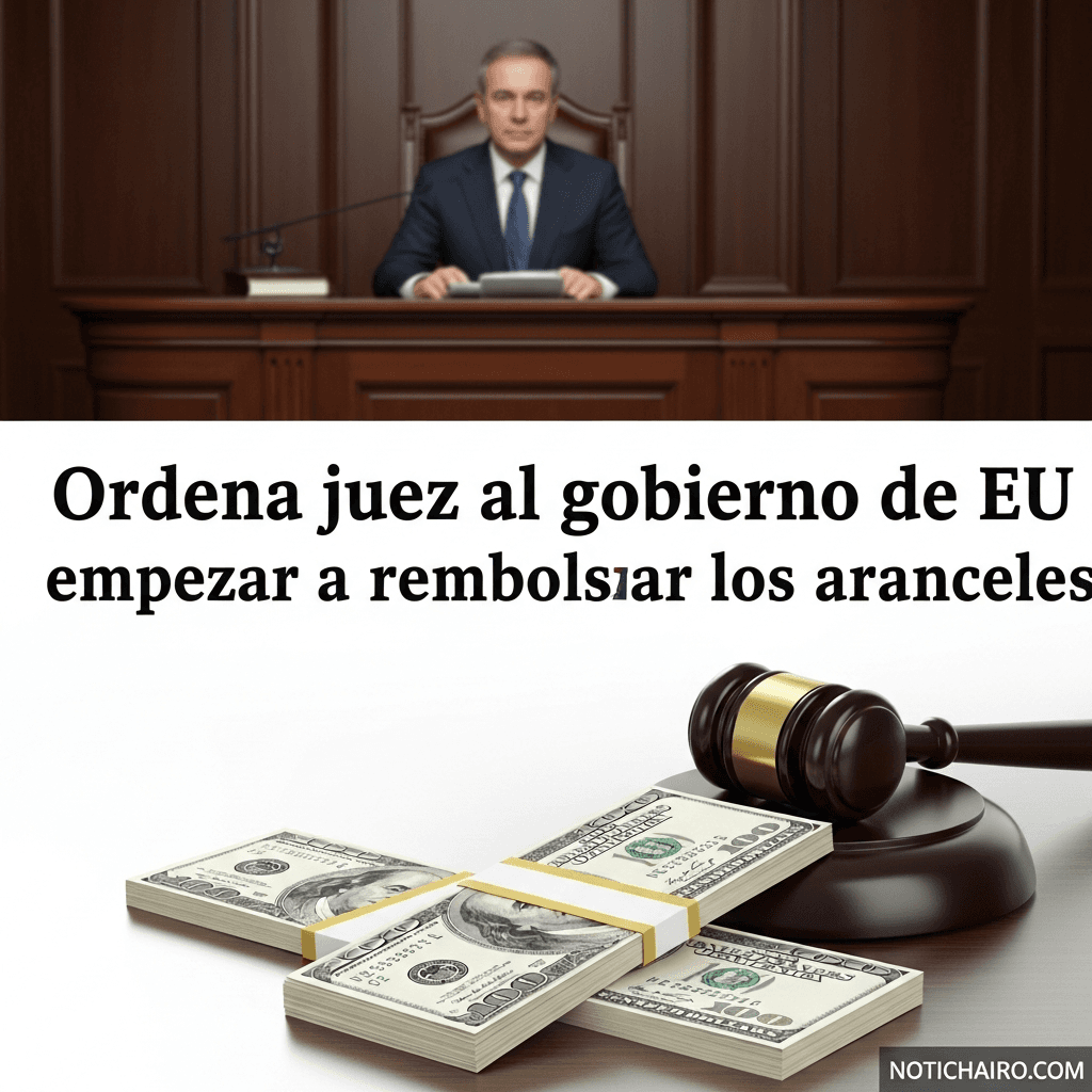 Ordena juez al gobierno de EU empezar a rembolsar los aranceles