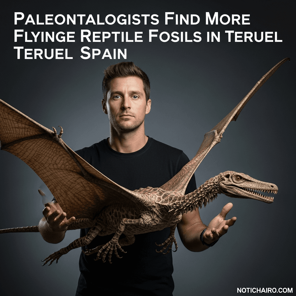 Paleontólogos hallan más fósiles de reptiles voladores en Teruel, España