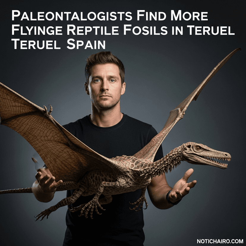 Paleontólogos hallan más fósiles de reptiles voladores en Teruel, España