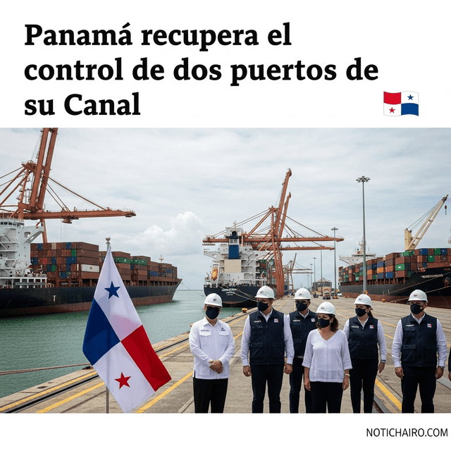Panamá recupera el control de dos puertos de su Canal