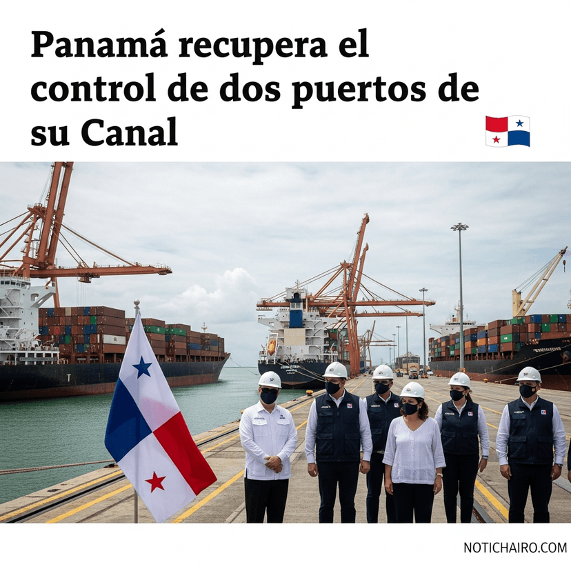 Panamá recupera el control de dos puertos de su Canal