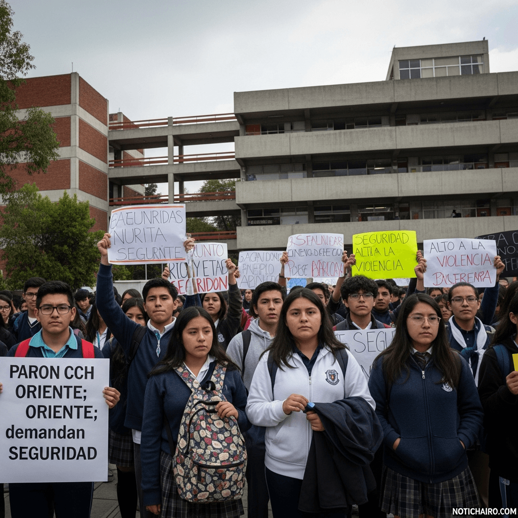 Paro en CCH Oriente; demandan seguridad