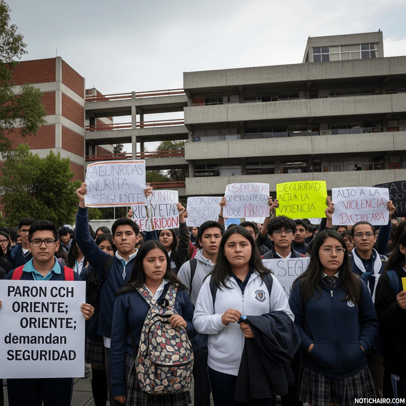 Paro en CCH Oriente; demandan seguridad