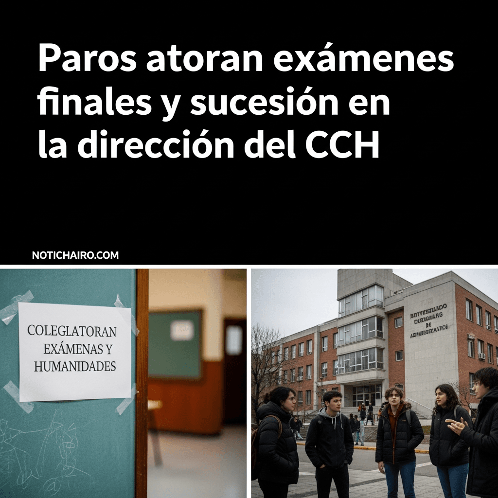 Paros atoran exámenes finales y sucesión en la dirección del CCH