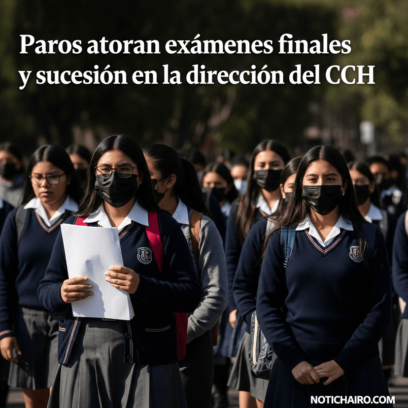 Paros atoran exámenes finales y sucesión en la dirección del CCH