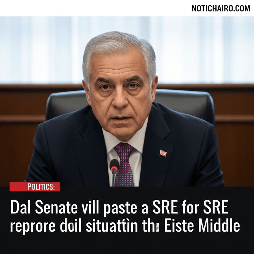 Pedirá el Senado a SRE informe sobre situación en Medio Oriente