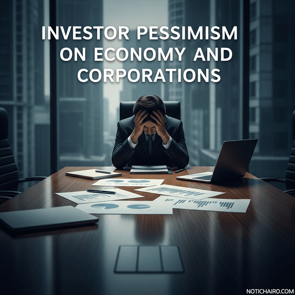 Pesimismo de los inversionistas sobre economía y corporativos