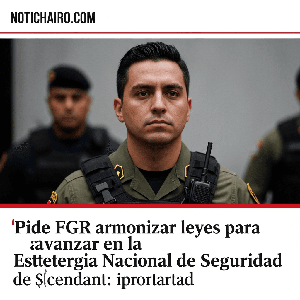Pide FGR armonizar leyes para avanzar en la Estrategia Nacional de Seguridad