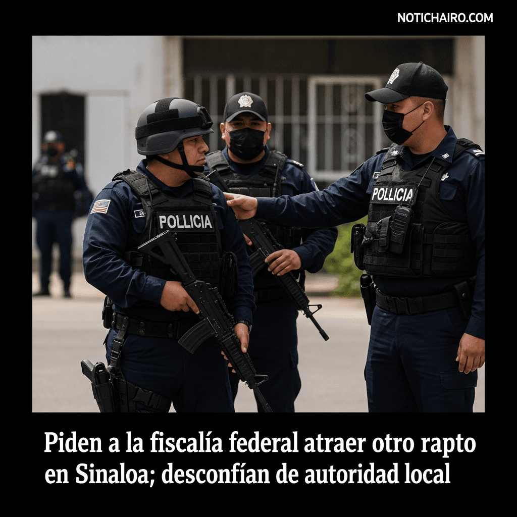 Piden a la fiscalía federal atraer otro rapto en Sinaloa; desconfían de autoridad local