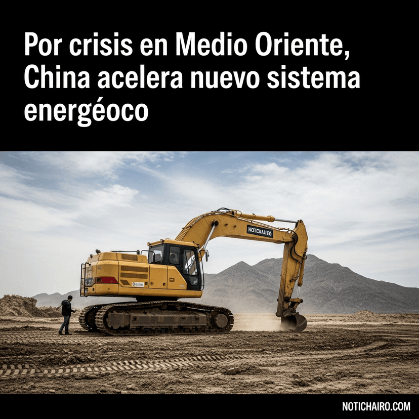 Por crisis en Medio Oriente, China acelera nuevo sistema energético