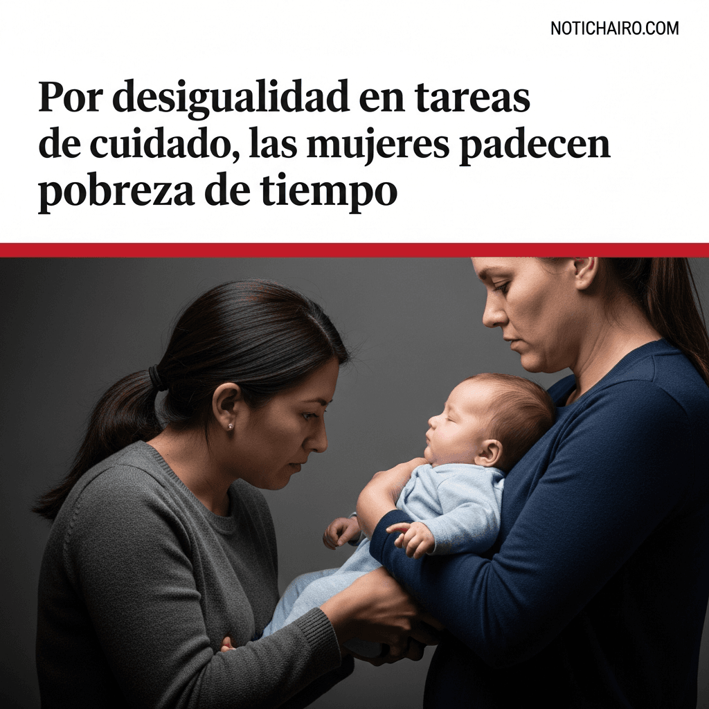Por desigualdad en tareas de cuidado, las mujeres padecen pobreza de tiempo
