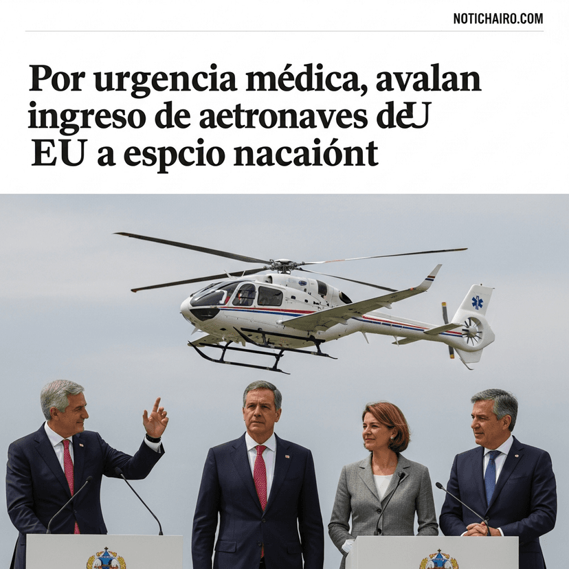 Por urgencia médica, avalan ingreso de aeronaves de EU a espacio nacional