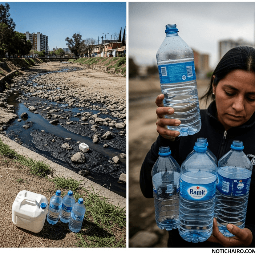 Poza Rica, sin agua potable por derrame en arroyo Salsipuedes