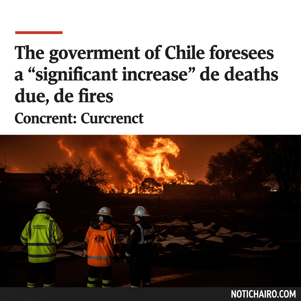 Prevé el gobierno de Chile “aumento significativo” de muertos por incendios