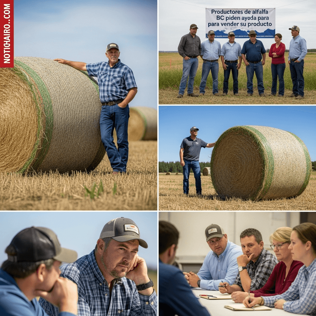 Productores de alfalfa de BC piden ayuda para vender su producto