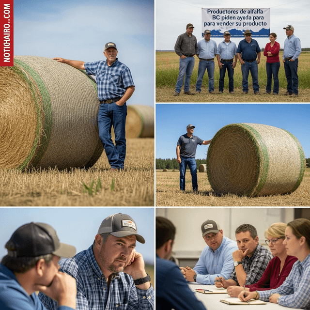 Productores de alfalfa de BC piden ayuda para vender su producto