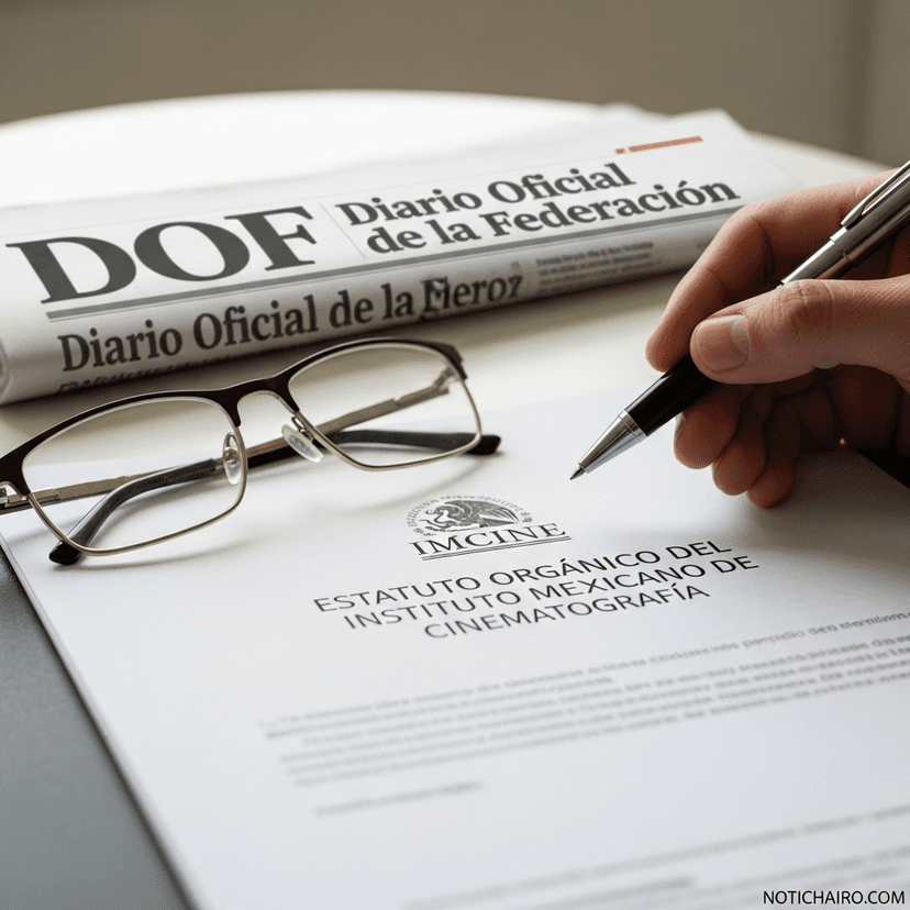 Publica el DOF estatuto orgánico del Imcine