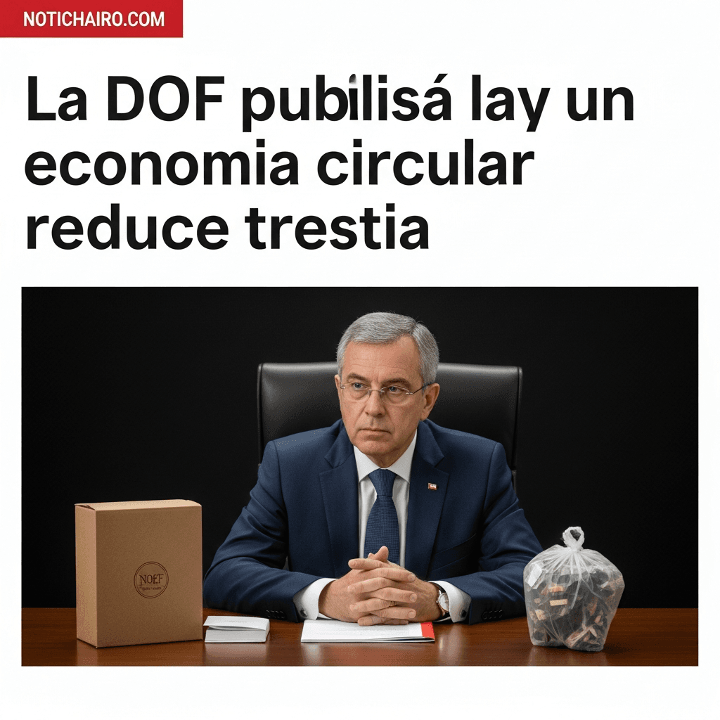 Publica el DOF ley de economía circular para reducir residuos