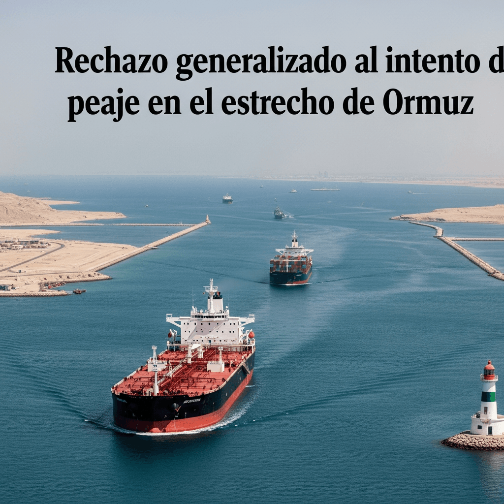 Rechazo generalizado al intento de cobrar peaje en el estrecho de Ormuz