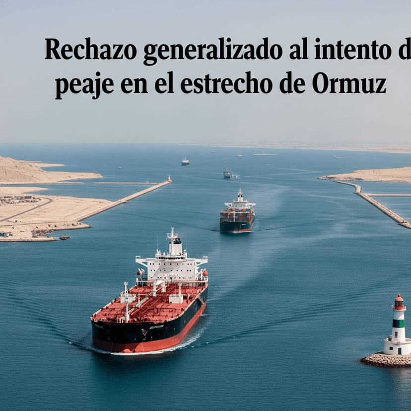 Rechazo generalizado al intento de cobrar peaje en el estrecho de Ormuz