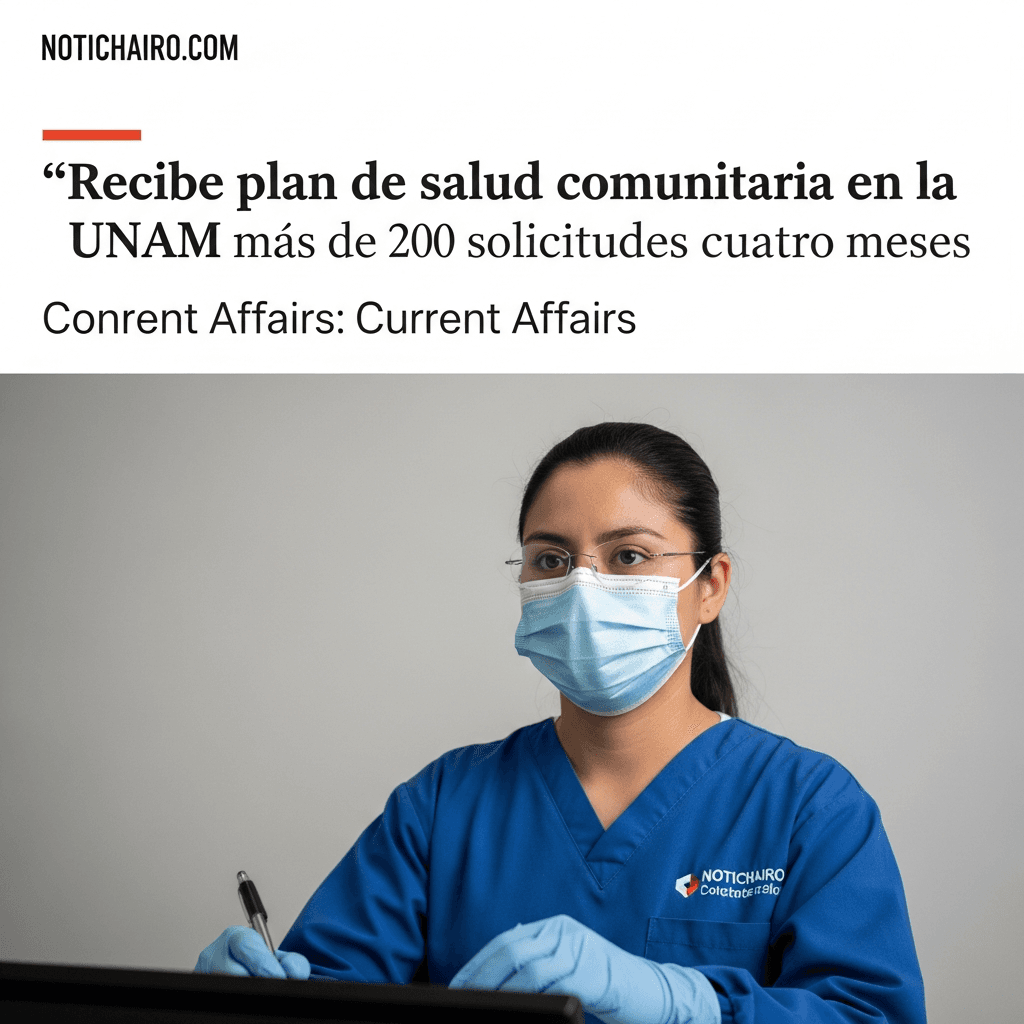 Recibe plan de salud comunitaria en la UNAM más de 200 solicitudes en cuatro meses