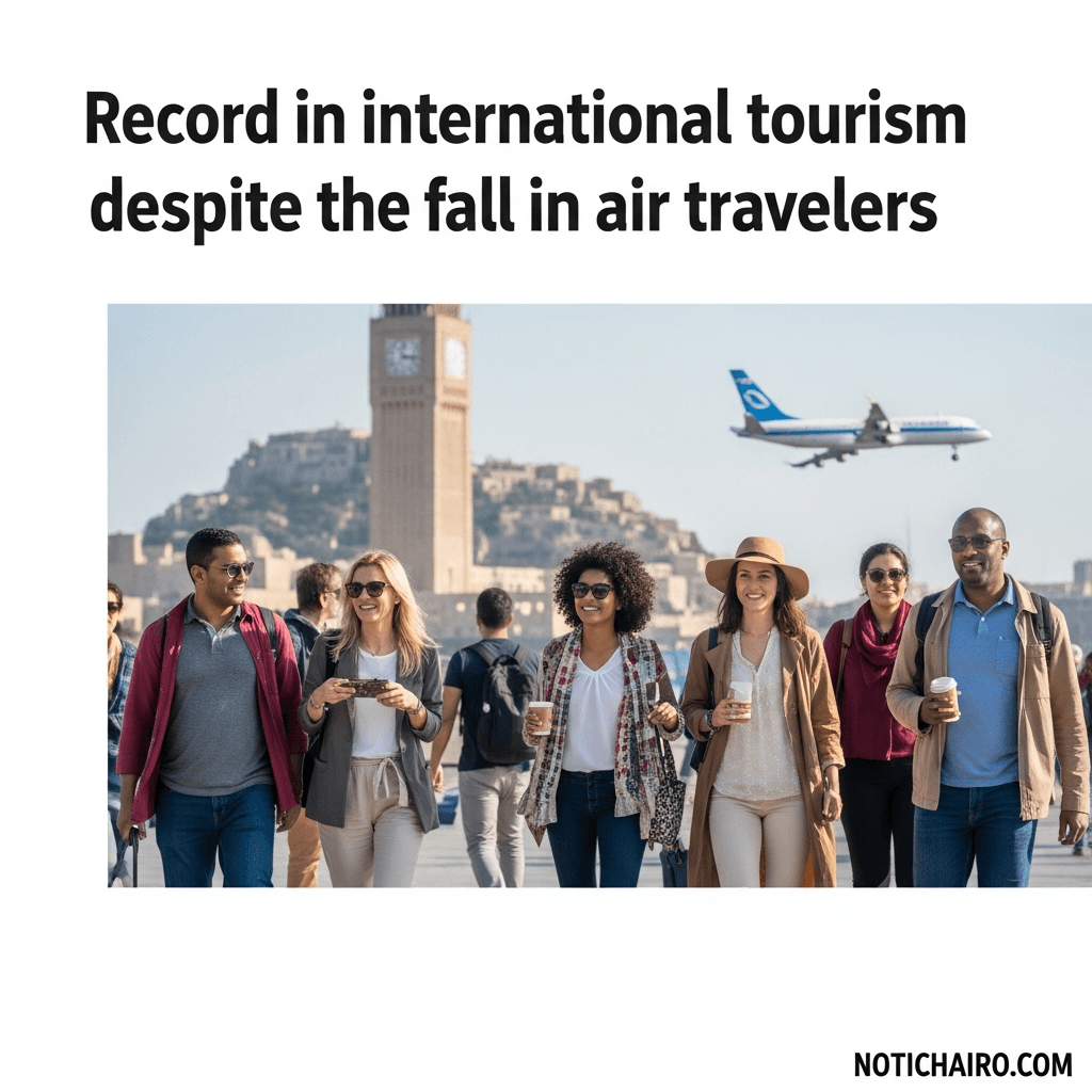 Récord en el turismo internacional pese a la caída de viajeros vía aérea