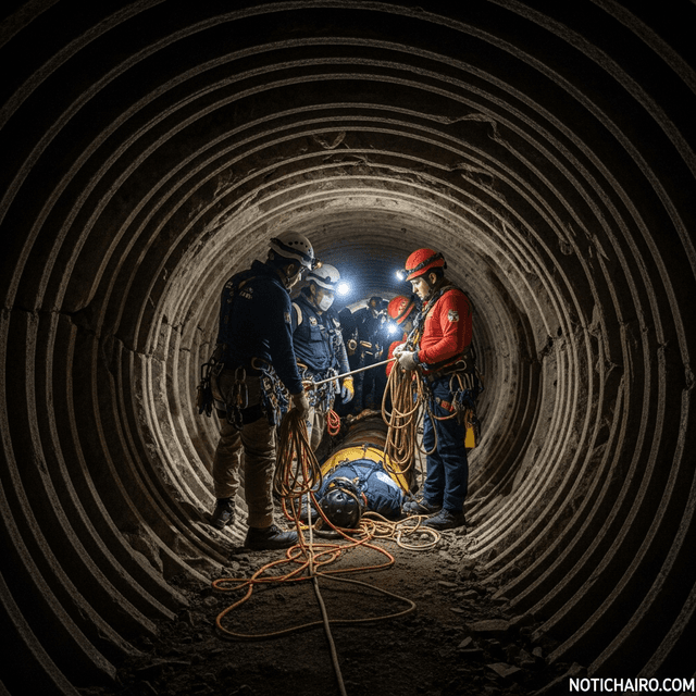 Recuperan al menos 25 cuerpos en tubos profundos de Guanajuato