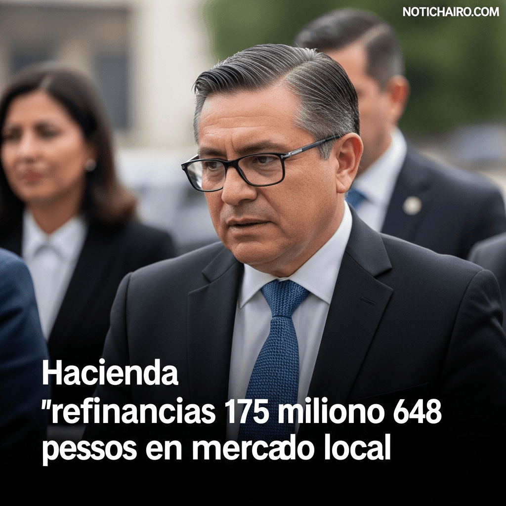Refinancia Hacienda 175 mil 648 mdp en el mercado local