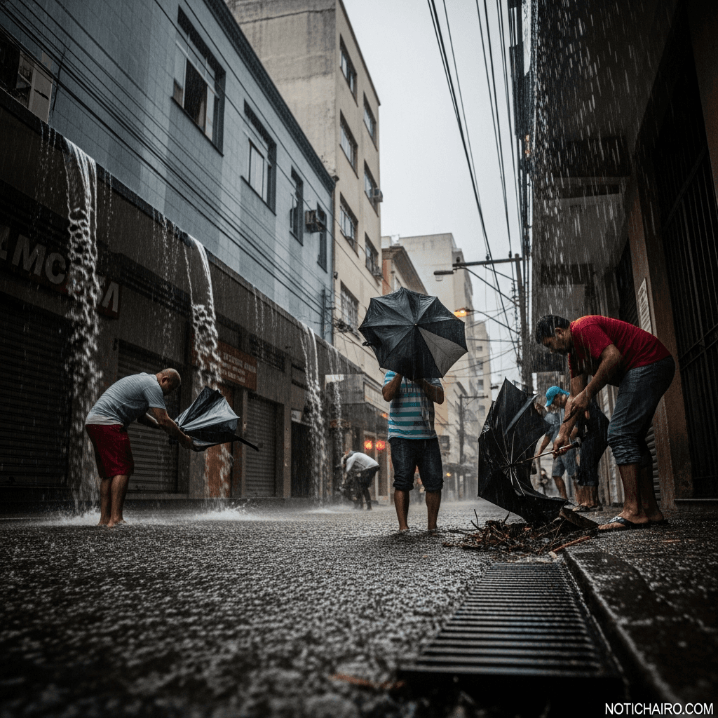 Regresa el temor a Brasil ante torrenciales lluvias