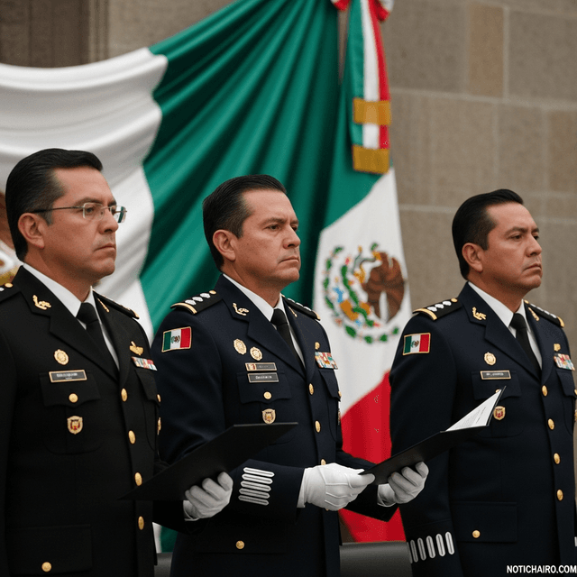 Rinden protesta tres nuevos altos mandos de la Defensa