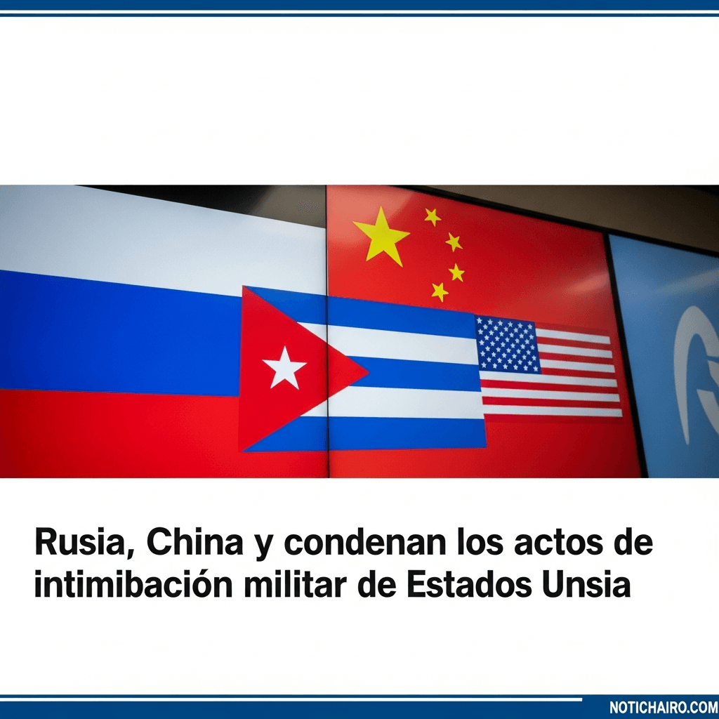 Rusia, China y Cuba condenan los actos de intimidación militar de Estados Unidos