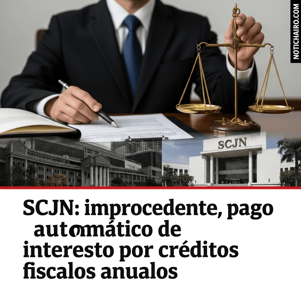 SCJN: improcedente, pago automático de intereses por créditos fiscales anulados