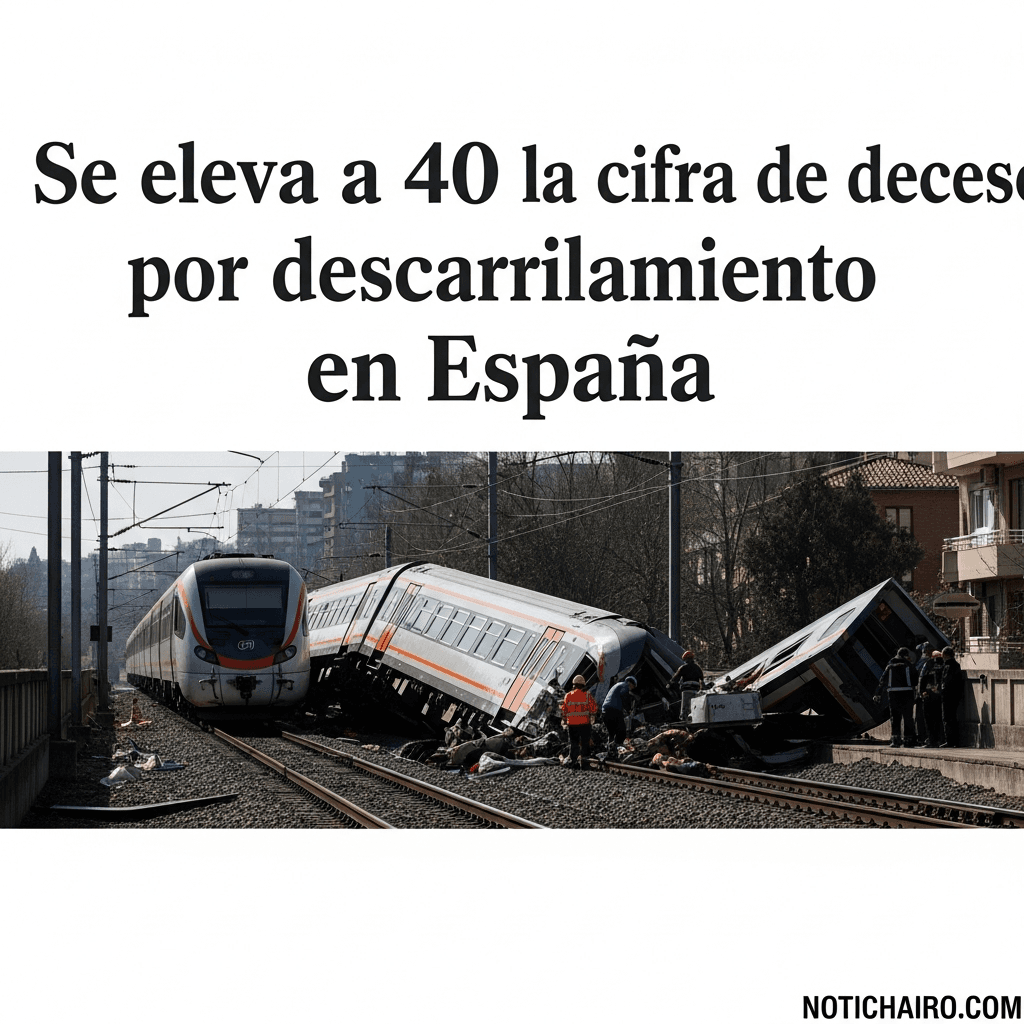 Se eleva a 40 la cifra de decesos por descarrilamiento en España