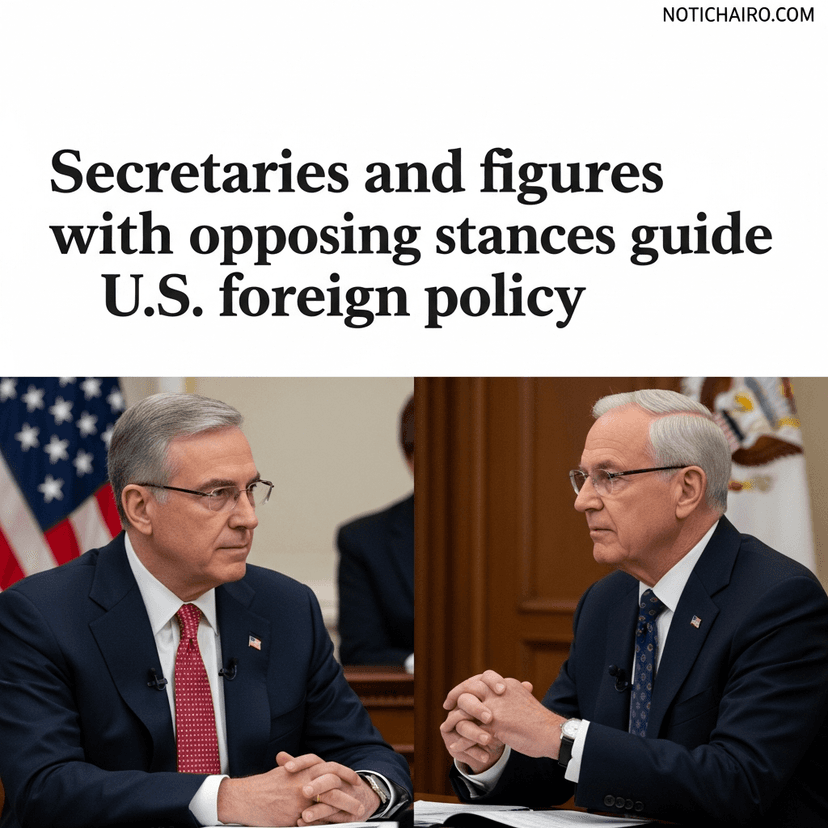 Secretarios y personajes con postura opuesta guían la política exterior de EU