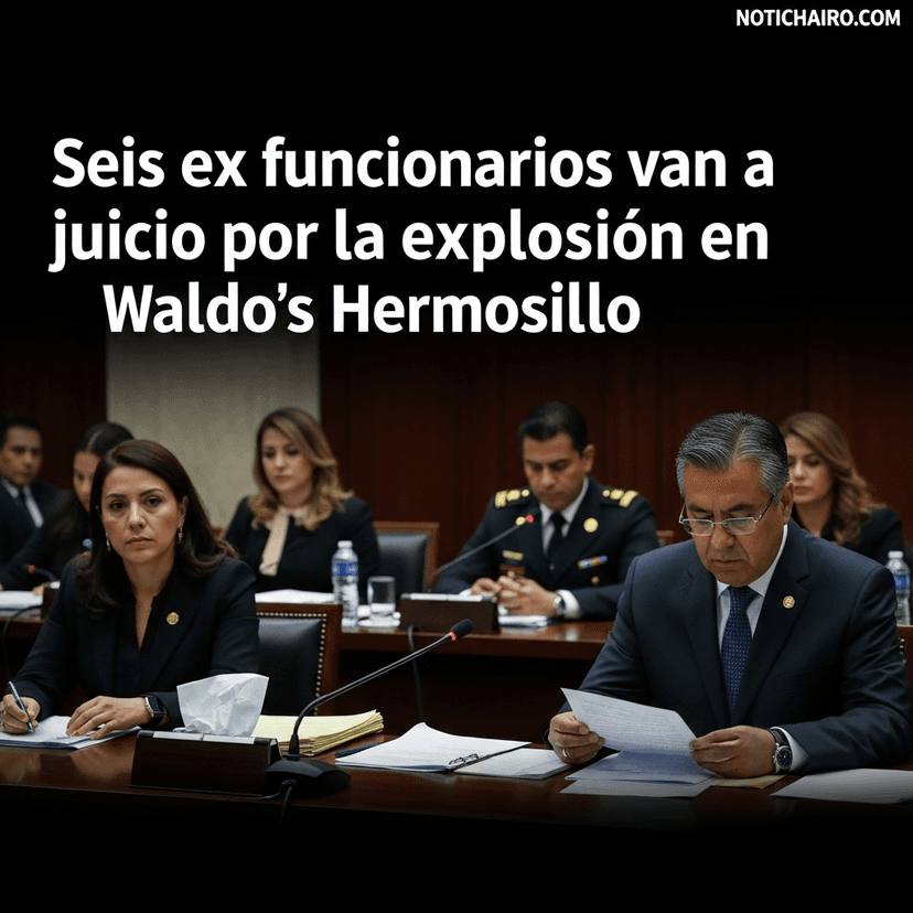 Seis ex funcionarios van a juicio por la explosión en Waldo’s Hermosillo