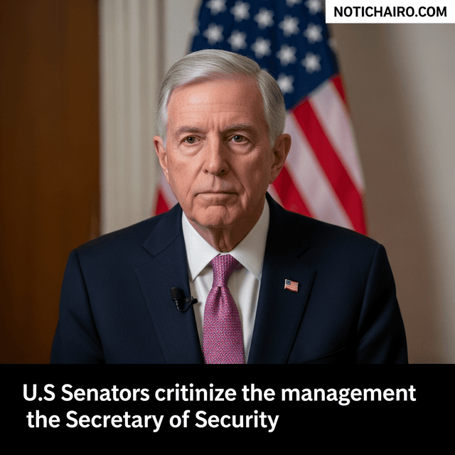 Senadores de EU critican la gestión de la secretaria de Seguridad