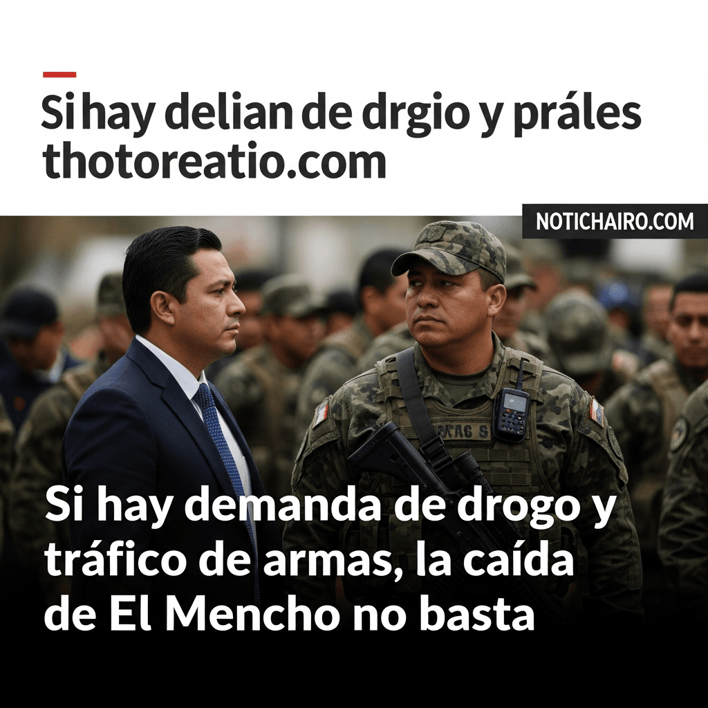 Si hay demanda de drogas y tráfico de armas, la caída de El Mencho no basta