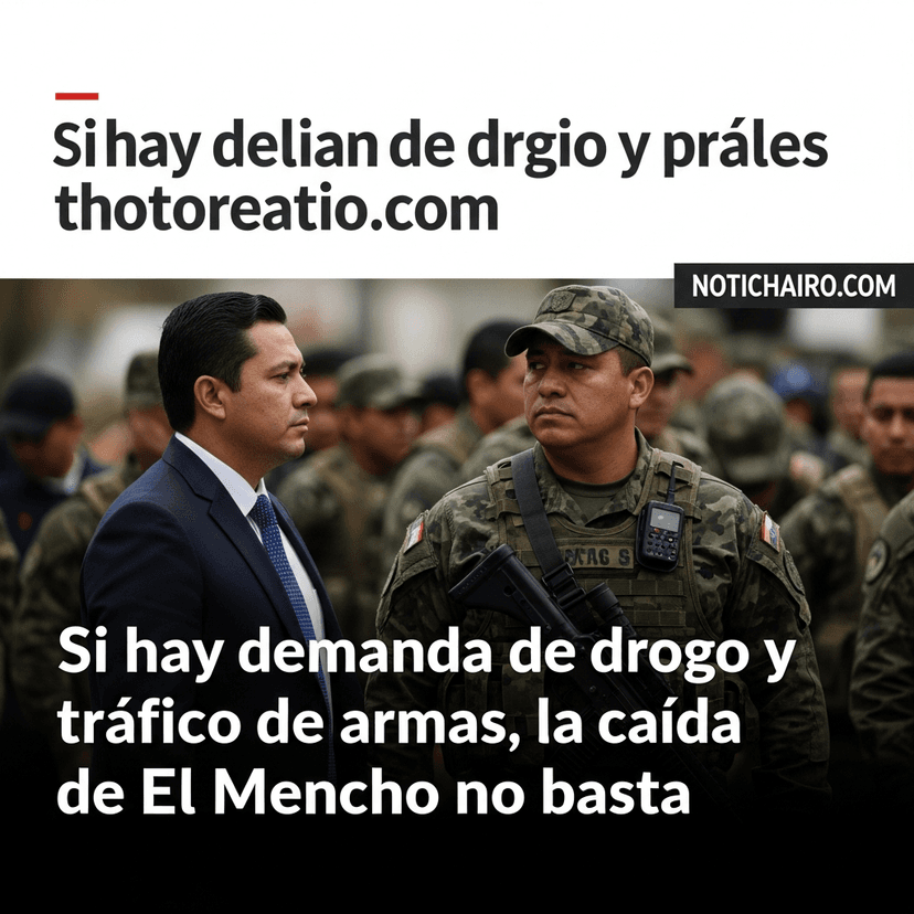 Si hay demanda de drogas y tráfico de armas, la caída de El Mencho no basta