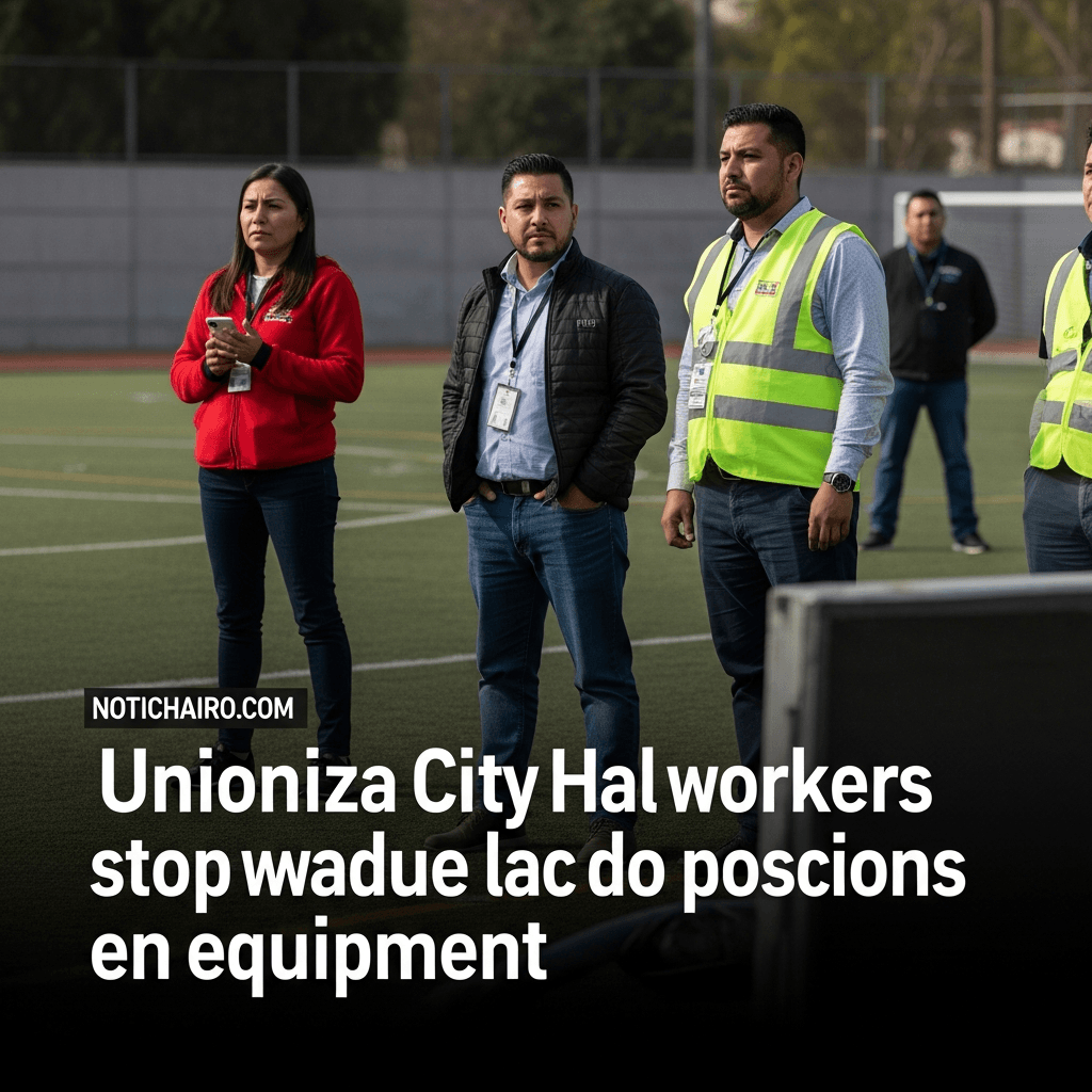 Sindicalizados del ayuntamiento de Tijuana paran labores por falta de plazas y equipo