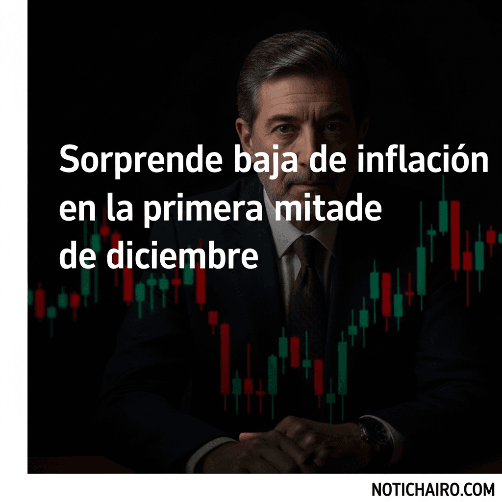 Sorprende baja de inflación en la primera mitad de diciembre