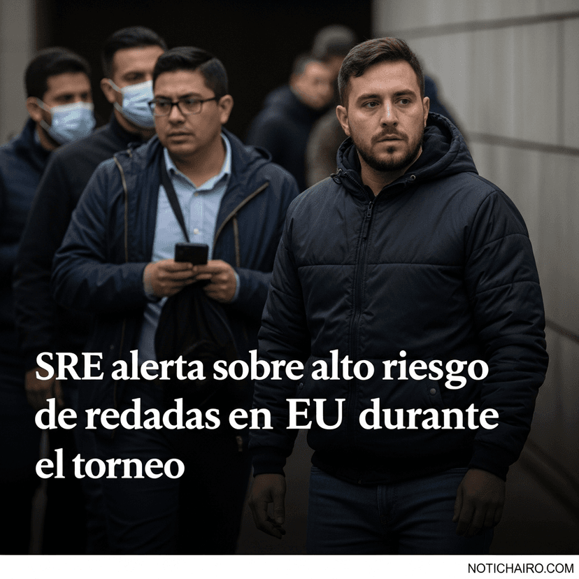 SRE alerta sobre alto riesgo de redadas en EU durante el torneo