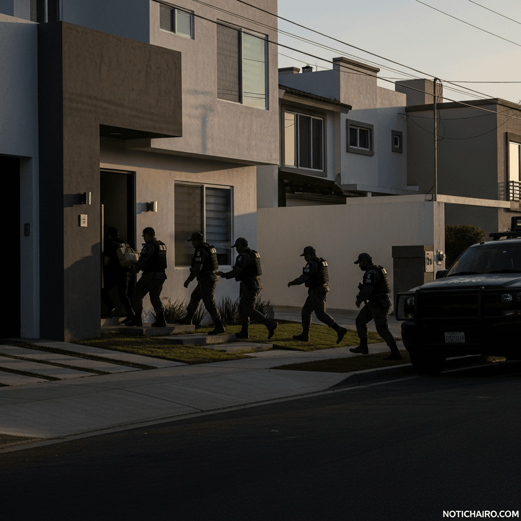 Sujetos vestidos como agentes de la GN asaltan la casa de médicos en Tijuana