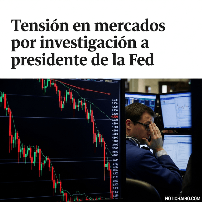 Tensión en mercados por investigación a presidente de la Fed
