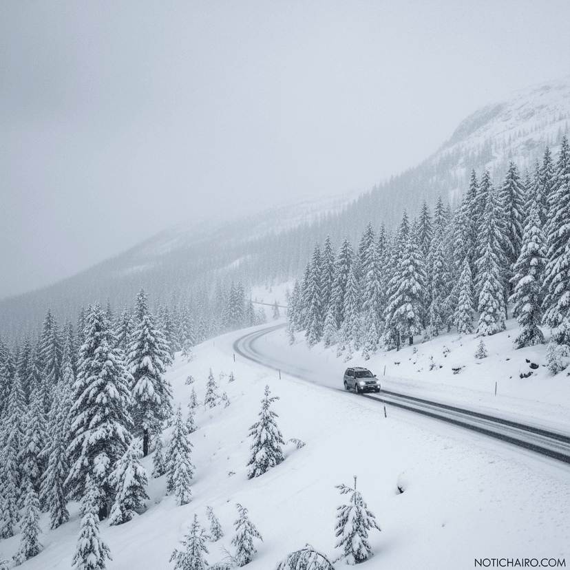 Tercera tormenta invernal causa nevadas en el norte