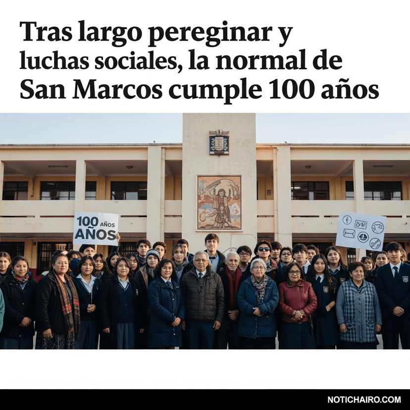 Tras largo peregrinar y luchas sociales, la normal de San Marcos cumple 100 años