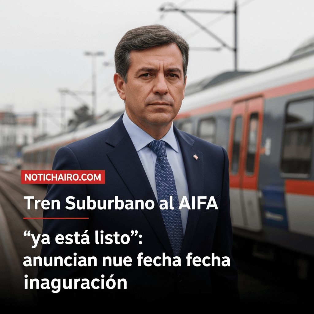 Tren Suburbano al AIFA “ya está listo”: anuncian nueva fecha de inauguración