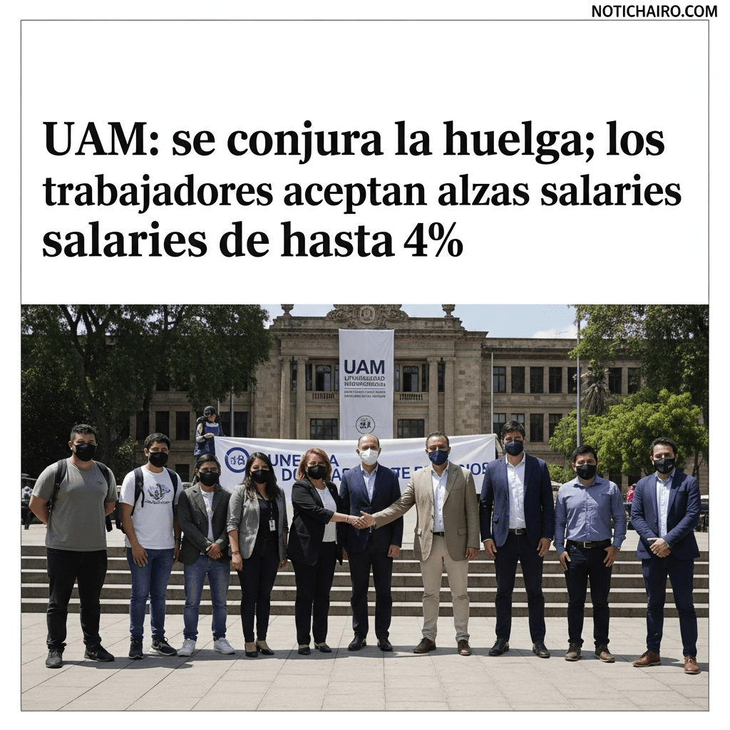 UAM: se conjura la huelga; los trabajadores aceptan alzas salariales de hasta 4%